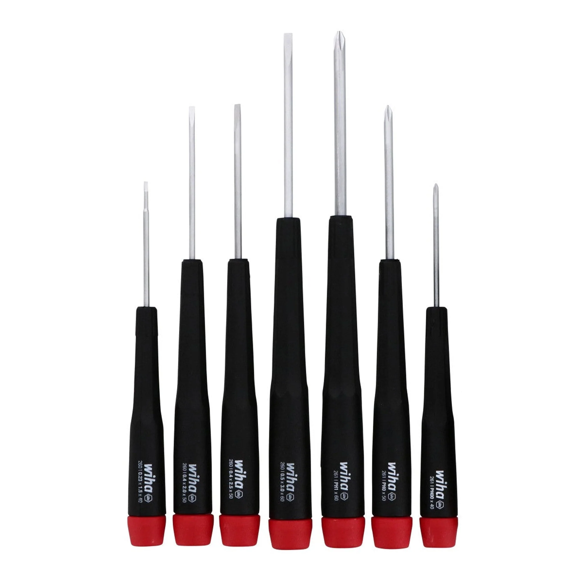 Wiha 26190 8-Piece Precision Slotted and Phillips Screwdrivers and Pliers Set - Image 3