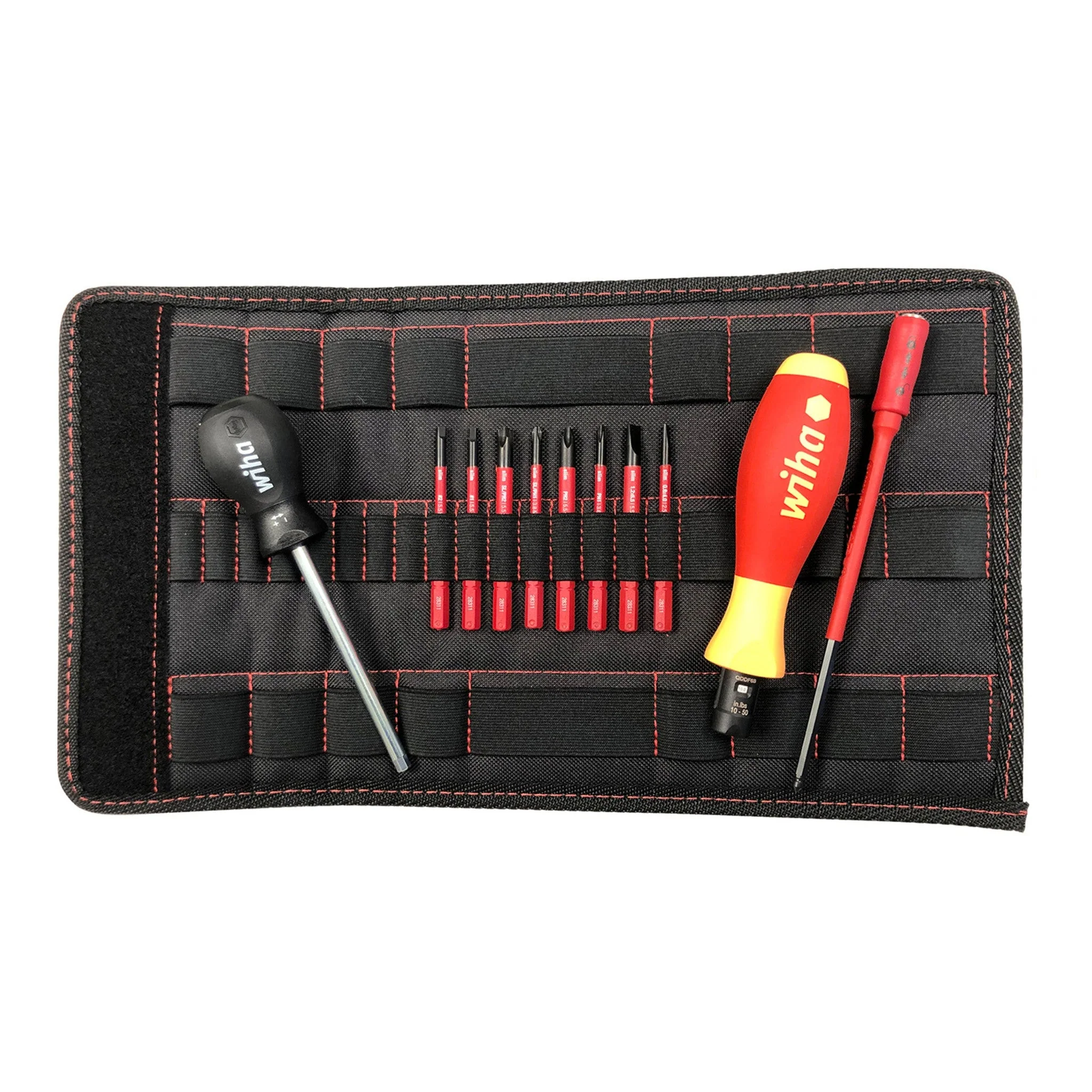 Wiha 28789 11-Piece Insulated TorqueVario-S (10-50 in/lbs) and Slimline Blade Set - Image 3