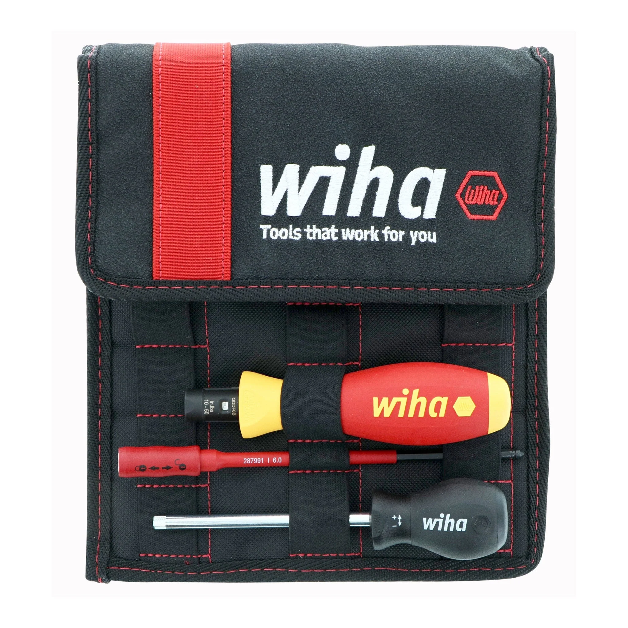 Wiha 28789 11-Piece Insulated TorqueVario-S (10-50 in/lbs) and Slimline Blade Set - Image 4