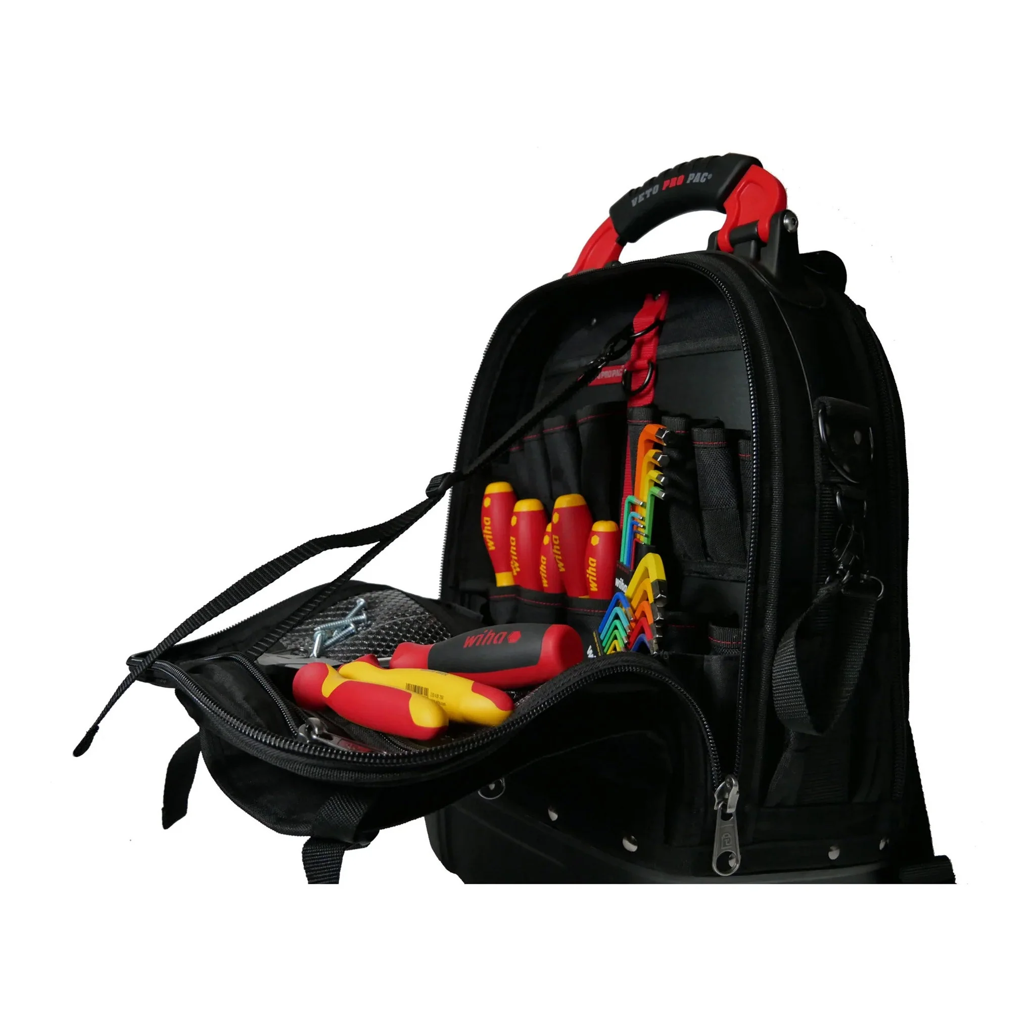 Wiha 91596 30-Piece RedStripe Heavy-Duty Tech Pac Backpack Tool Kit - Image 5