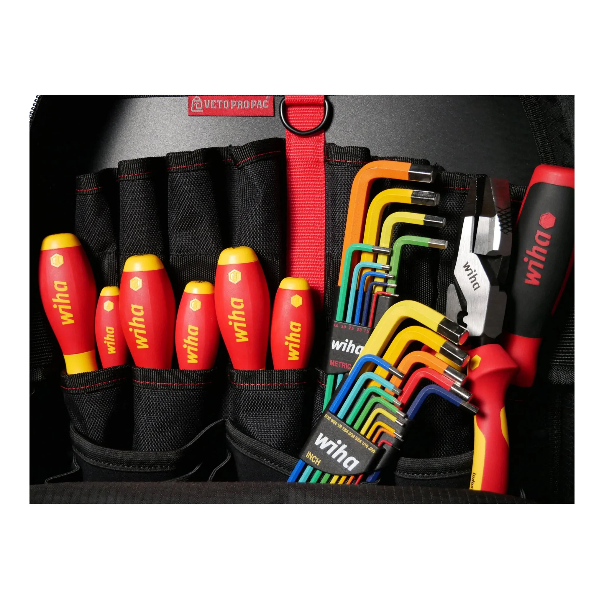 Wiha 91596 30-Piece RedStripe Heavy-Duty Tech Pac Backpack Tool Kit - Image 9