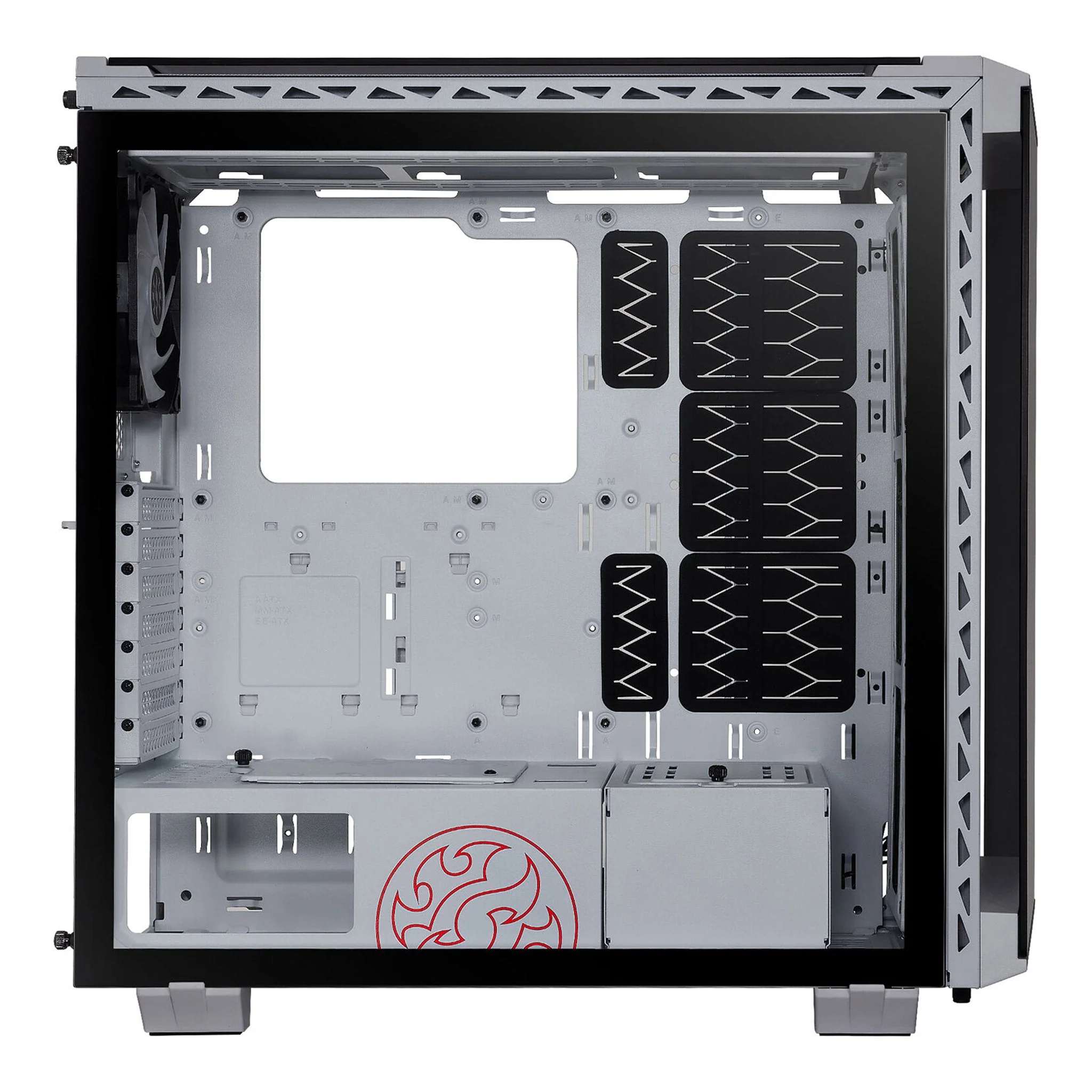 XPG White Battlecruiser Super Mid Tower ATX Case - Image 3
