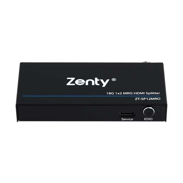 Zenty 18G 1x2 MRO HDMI Splitter | 4K HDR | Downscaler | ZT-411