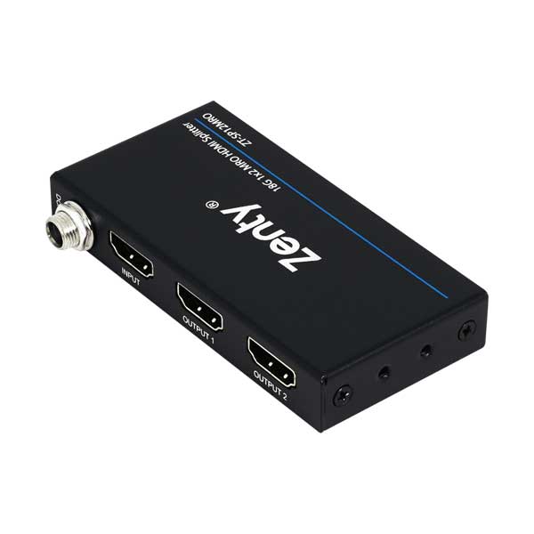 Zenty 18G 1x2 MRO HDMI Splitter | 4K HDR | Downscaler | ZT-411 - Image 2